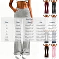 thumbnail image 4 of Aboser High Waist Bootleg Yoga Pants for Women Athletic Casual Flared Leggings Slim Fit Stretch Workout Pants Solid Color Tummy Control Trousers, 4 of 9