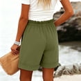 thumbnail image 5 of ByworldtasicNo Boundaries Summer Shorts for Women Casual Ruffle Drawstring High Waist Wide Leg Comfy Lounge Shorts, 5 of 5
