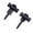 Black, variant on NANMELX Guitar String Tree with Screw Guitar Accessory Guitar Parts for Guitar Strings