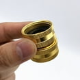 thumbnail image 6 of CPAN Garden Hose Adapter Two-way Female Female Connector, 3/4 Inch Solid Brass Hose Connectors, Hose Connector Female-to-female Hose, 6 of 10