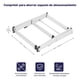 thumbnail image 3 of Tendedero Plegable para Ropa: Tendedero Plegable retractil Pared de Acero Inoxidable Soporte Tendedero Ahorra Espacio para Interiores y Exteriores Expandible de 3 Niveles 104x37x76 cm, 3 of 8