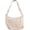 Beige, variant on Women's Nylon Hobo Crescent Crossbody Bag, Multi-Pocket Sling Bag, Half Moon Purse