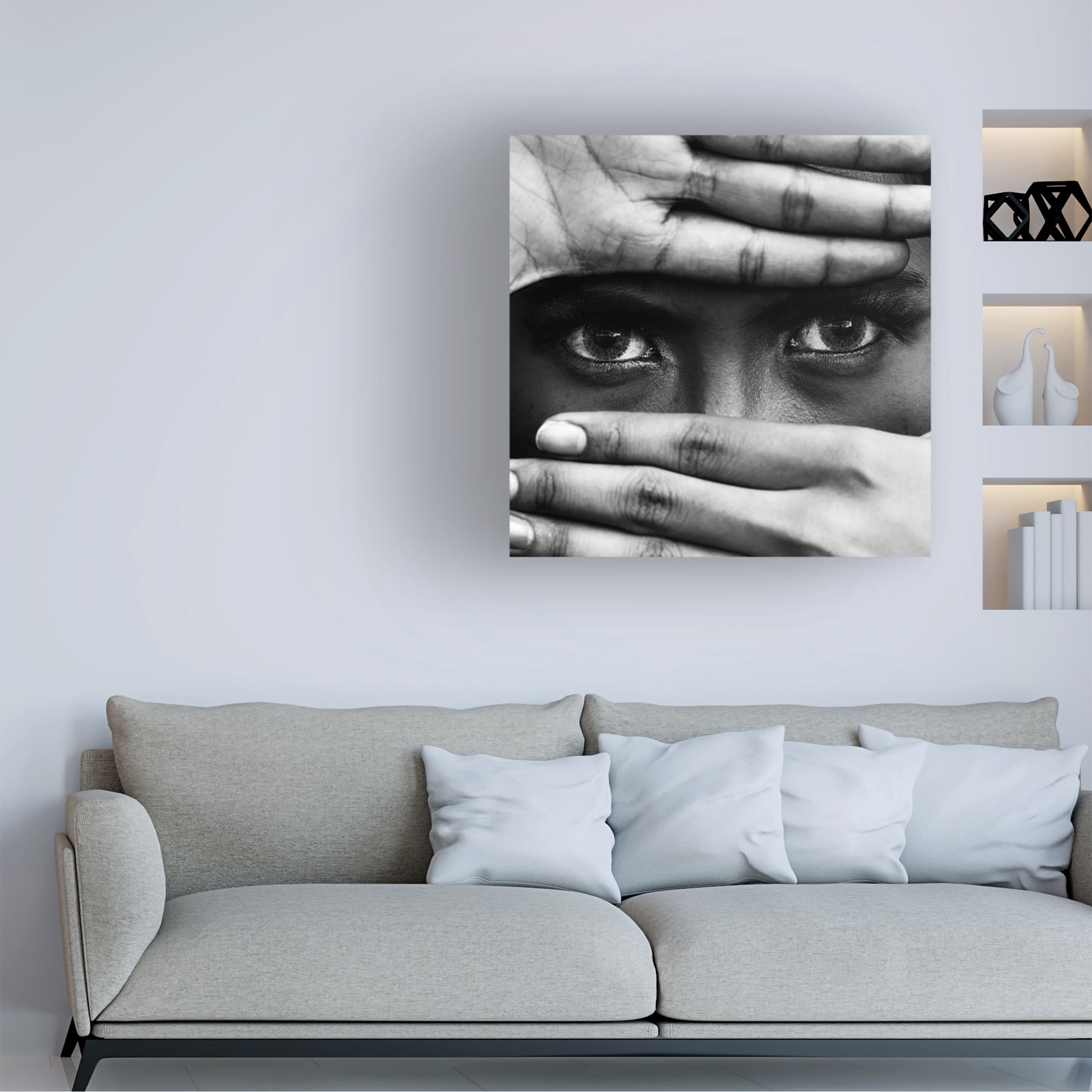 Ajie Alrasyid 'Eyes' Canvas Art