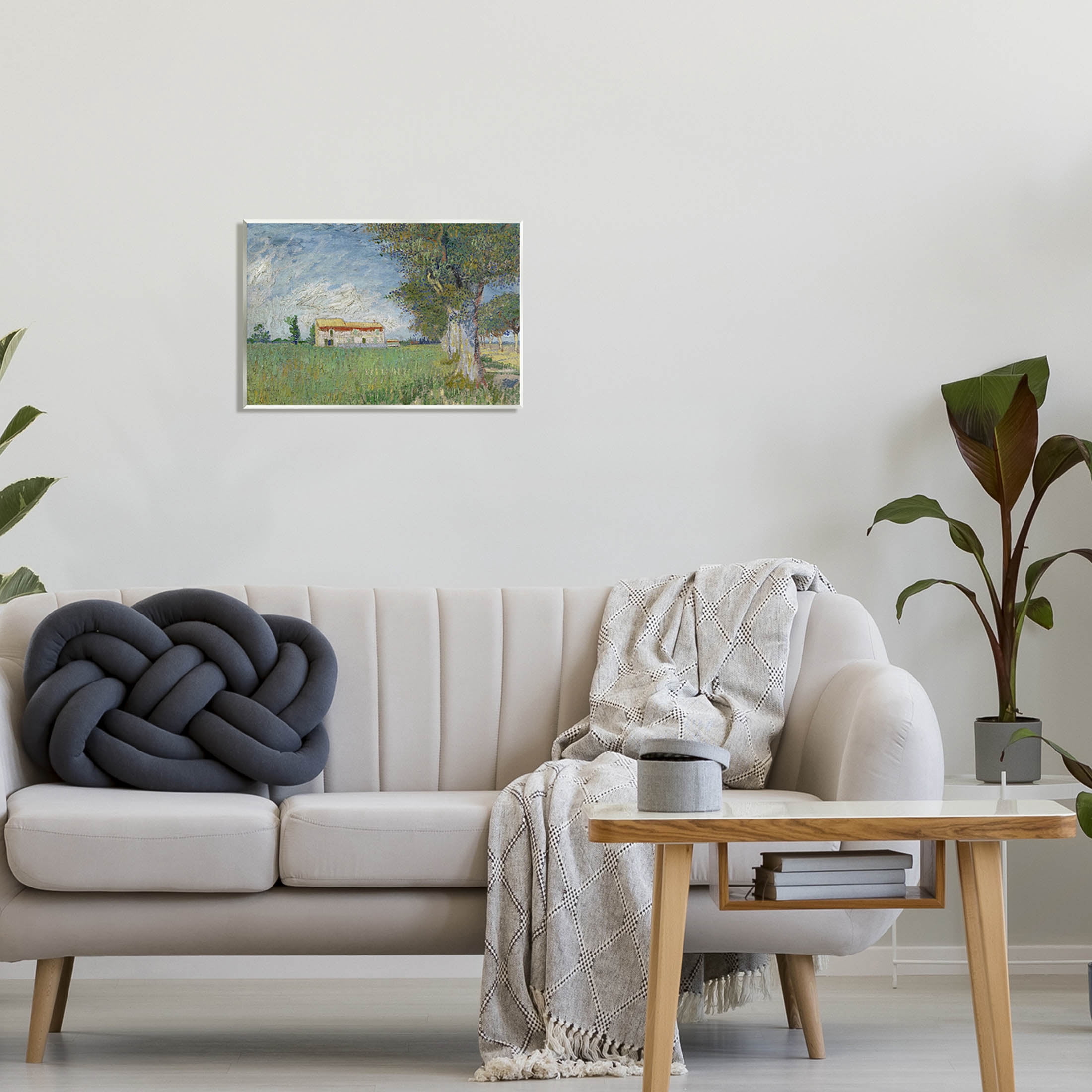 Farmhouse In The Corn Van Gogh Landscape Landscape Painting Unframed Art Print Wall Art