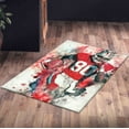 thumbnail image 5 of Rice Rug, Office Decor Rug, Printed Painting Rug, Easy to Clean Rugs, Hallway Rugs, Rice Rug, Motivational Rug, Office Decor Rug, Red Rug, 3.3'x5' - 100x150 cm, 5 of 8