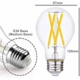 thumbnail image 3 of Dimmable LED Light Bulb, 12 Watt, Medium Base E26 2700K Warm White, 3 of 5