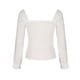 thumbnail image 5 of ICHUANYI Liquidación Moda Mujer Color Sólido Cuello en V Manga Larga Doblar Camiseta Slim Blusa Tops ICHUANYI WER202308232251, 5 of 9