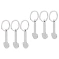 thumbnail image 3 of Milisten 6pcs Trolley Tokens Key Ring Metal Small Tokens Shopping Cart Tokens Portable Cart Tokens, 3 of 5