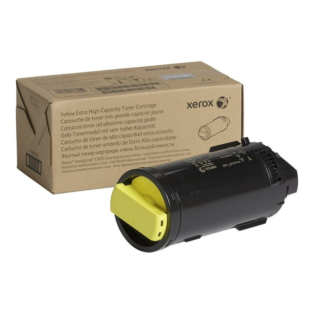 Xerox VersaLink C605 - Extra Haute Capacité - Jaune - Cartouche toner d'Origine - pour VersaLink C605 - pour VersaLink C605 - pour VersaLink C605 - pour VersaLink C605 - pour VersaLink C605