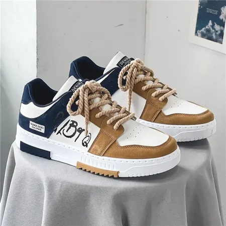 

Men‘s Trendy Colorblock Breathable Casual Sneakers
