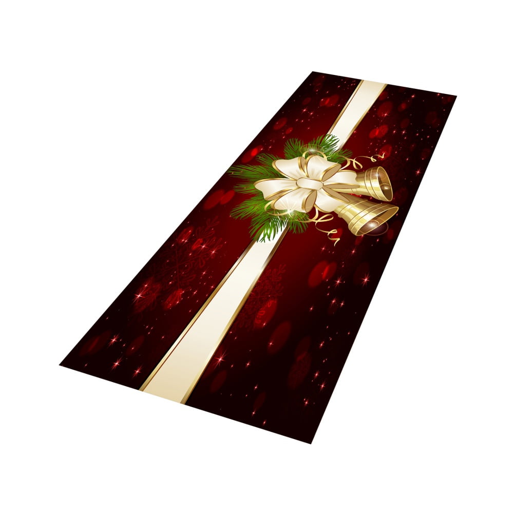 Christmas Area Rugs Flannel Runner Rug Washable Non Slip Christmas