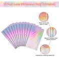 thumbnail image 4 of LAICAIW 12 Pack Iridescence Plastic Tablecloths Shiny Disposable Laser Rectangle Table Covers Holographic Foil Tablecloth Iridescent Party Decoration Birthday Bridal Wedding Christmas 54" x 108"(Las, 4 of 7