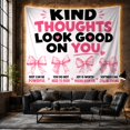 thumbnail image 6 of Kind Thoughts Look With Good You, Mystical Fantasy for Space Lovers, Galaxy Room Decor Room Accent, Valentine's Day Gift, Tapestry Wall Hanging for Bedroom and Dorm, 6 of 7