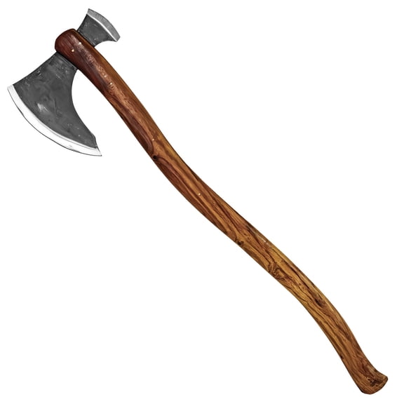 Armory Replicas Outdoor Camping Axe with Wooden Handle Durable Chopping Hatchet for Camping