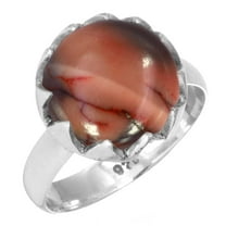 Natural Mookaite Women Jewelry 925 Sterling Silver Ring