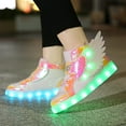 thumbnail image 6 of YUNICUS kids Rechargeable Light Up Shoes LED USB Wings Sneakers, 6 of 6