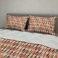 thumbnail image 2 of Retro Comforter & Sham Bedding Set, Sixties and Seventies Style Geometric Round Shaped Repeated Symmetric Design, 3 pcs Duvet Set Microfiber Filling Quilt, 5 Sizes, Multicolor, by Ambesonne, 2 of 4