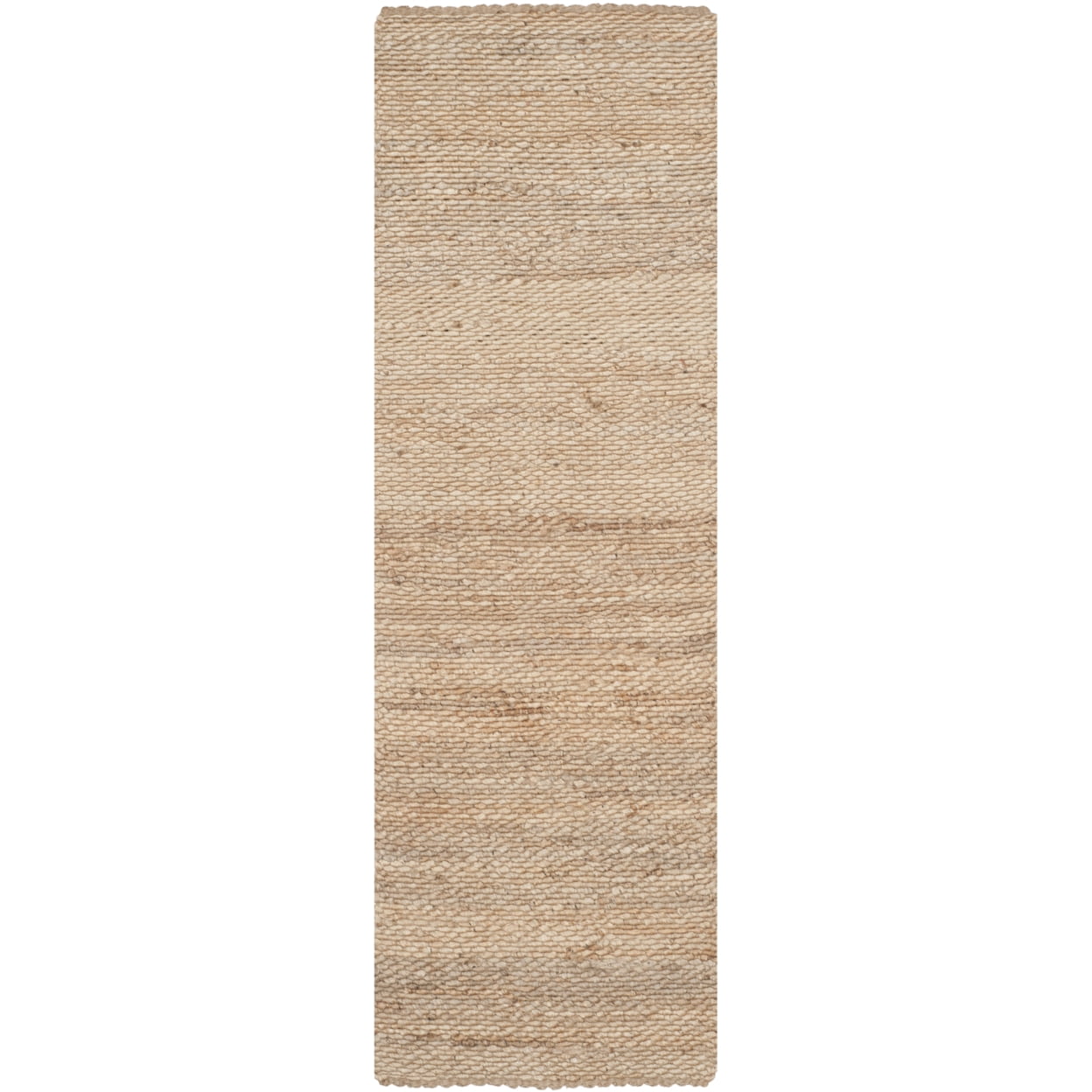 SAFAVIEH Natural Fiber Bryon Braided Jute Runner Rug, Natural, 2'6" x 8'