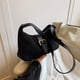 thumbnail image 3 of Crescent Bag Slouchy Hobo Mujer Gamuza Correa Ajustable Retro Bolso Con Asa Superior, 3 of 9
