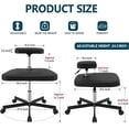 thumbnail image 5 of Meditation Chair Ergonomic Cross Legged Chair ADHD Chair with Wheels,Kneeling Chair for Office and Home,ADHD Chairs for Adults(White), 5 of 6