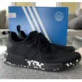 thumbnail image 1 of Adi - das NMD R1 GZ4306 Black White Confetti Track Tennis Shoe Sneaker Parley 10, 1 of 6
