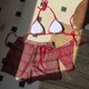 thumbnail image 5 of TaTaai Daily Conservative One-Piece Swimsuit, Women's Beach Three-Piece Set, Elastic High Waist Design, Suitable for Summer Vacation Beach Outfits Gift, 5 of 5