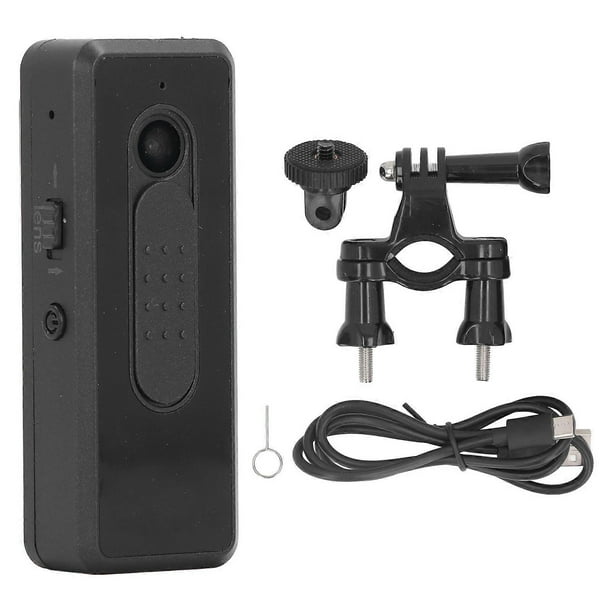Small DV Camera 1080P HD Dual Lens Wide Angle Body Worn Camera Wearable Camcorder with Magnetic Back Clip