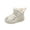 White, variant on Black Toddlers Ages 12 To 15 Months Can Enjoy These Bear Print Snow Boots With A Cozy Lining, Designed For Early Walkers To Keep Feet Warm And Comfortable.