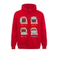 thumbnail image 5 of Sudadera con capucha de Pug para hombre, divertida, para distanciamiento social, cuarentena, regalo para perro, sudaderas de estilo inglés, sudaderas ajustadas, estilo 3D, 5 of 5