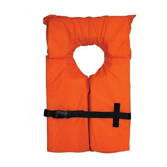 Type II Keyhole Life Vest, Orange - Youth
