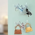 thumbnail image 5 of LAIQIEN Three-dimensional Traceless- Antler- Hook Nordic- Wall Decoration Self Adhesive Hook Novel Deer Head Wall Key Wall Hook, 5 of 9