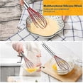 thumbnail image 3 of Licuadora de silicona, licuadora de cable de globo de color resistente de 3 piezas, licuadora de cocina mejorada, mango de acero inoxidable, la mejor herramienta de cocina para chefs, perfecta para, 3 of 5