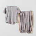 thumbnail image 4 of WELOIJEVBE Boy Summer Outfits Casual Short Sleeve T-Shirt and Shorts for Infant Boys clothes for boys 9-12 Months, 4 of 5