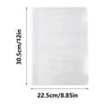 Stationery Cards And Envelopes Set Transparent A4 File Storage Ideal