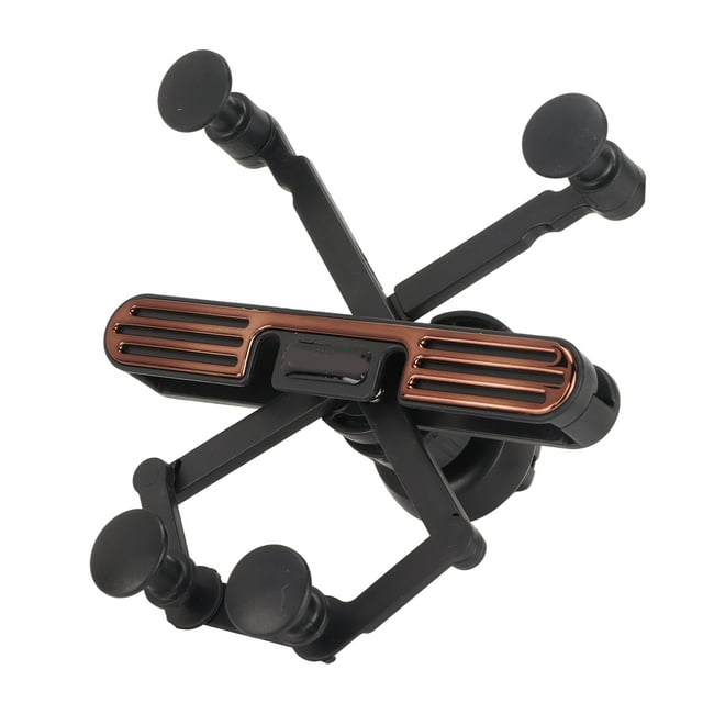 Soporte para teléfono para automóvil, soporte para teléfono por gravedad negro para automóvil Tamao compacto Dirección estable de 360 ° Universial para montaje