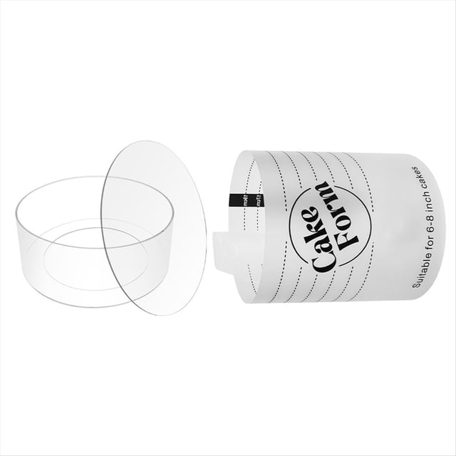 Molde de anillo redondo ajustable para pasteles, herramientas retráctiles para fondant, molde para mousse, molde acrílico, herramientas para pasteles 10 pulgadas