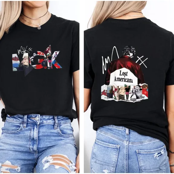 Machine Gun Kelly Music Tour Vintage Double Sided T-shirt