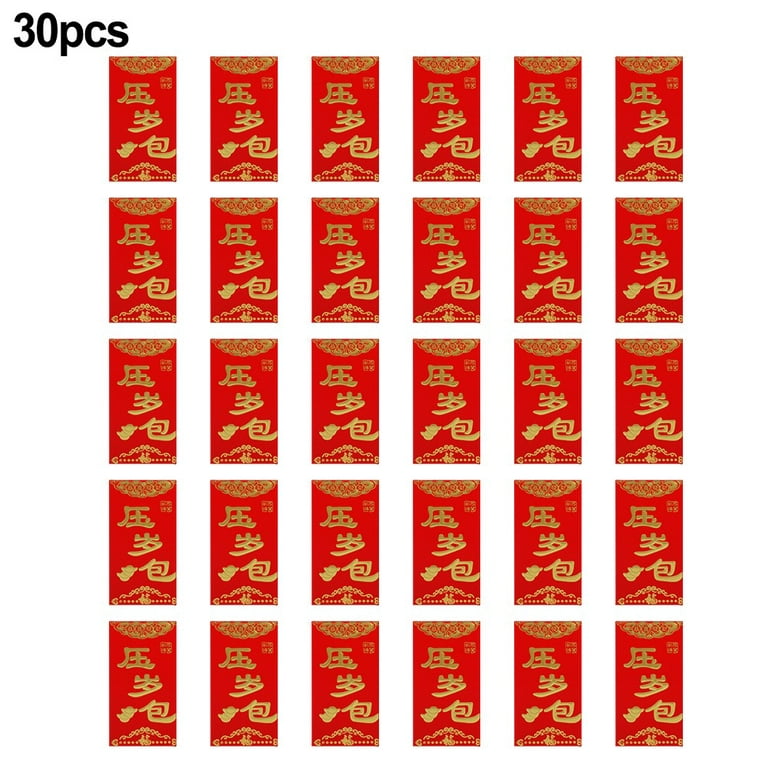  Chinese Red Envelope 30Pcs red envelope bag chinese