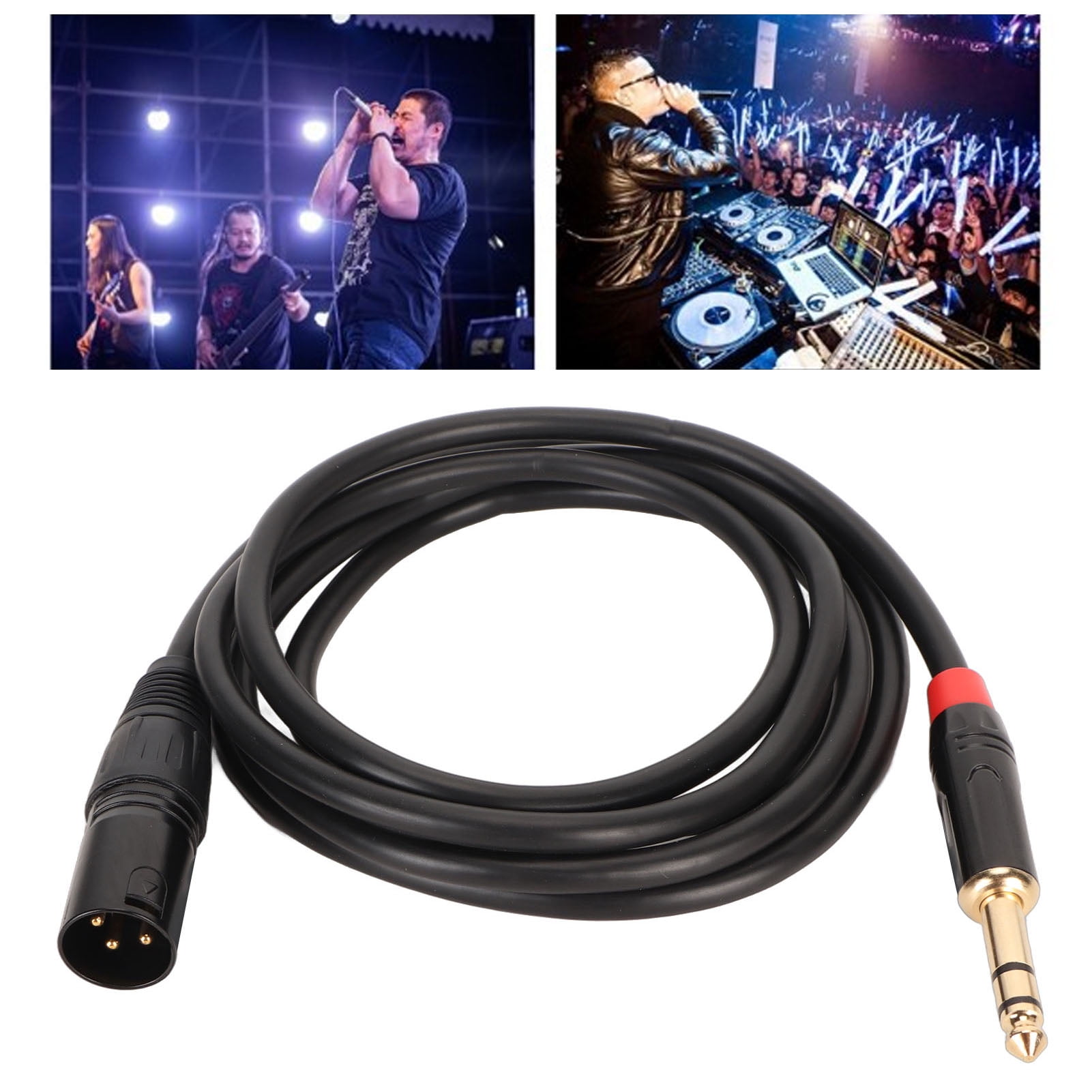 Cable XLR macho a TRS de 635 mm cable XLR versátil de alta resistencia ...