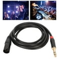 thumbnail image 1 of XLR Male To TRS Cable, Pure Sound XLR Male To 6.35mm TRS Cable Versatile Flexible With Soft PVC Sheathed For Microphone, 1 of 8