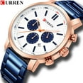 thumbnail image 2 of Curren 8315 Men's Sports Watch Steel Band Six-Pin Chronograph Fashion Watch Hot Sale, 2 of 5