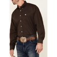 thumbnail image 3 of Camisa Cinch Corte Clásico Manga Larga Marrón Mediana, 3 of 4