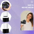 thumbnail image 4 of Curling Diffuser  Hair Dryer Diffuser for Wavy Natural Hair Adjustable 1.38-2.6 Inch Nozzle with shampoo brush，white, 4 of 8