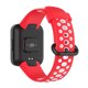 thumbnail image 4 of Correa de reloj inteligente para Redmi Watch 2/Lite cinturón ajustable (rojo blanco), 4 of 7