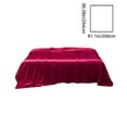 thumbnail image 2 of LiUMX Silk-like Satin Bed Sheet - Queen/King Size 206x224cm, Anti-Wrinkle & Fade-Resistant, 8 Colors (Blue/Black/Burgundy/Pink), Luxury Hotel Feel, 2 of 4