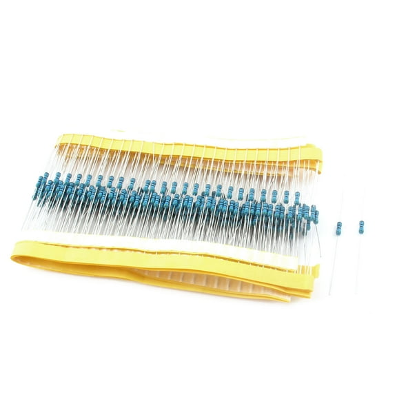 300Pcs 1/4W Watt 1% Tolerance 560 Ohm Through Hole Axial Type Metal Film Resistor 2mm x 5.5mm