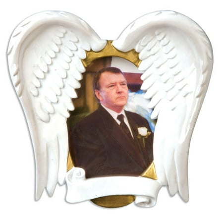 Personalized Christmas Frame PERSONALIZED CHRISTMAS ORNAMENTS PICTURE FRAME-IN LOVING MEMORY FRAME KIT ()