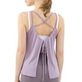 thumbnail image 2 of Franhais Women Summer Camisole Vest Back Cross Tops Fashion Sports Yoga Vest, 2 of 5