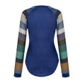 thumbnail image 4 of USSUMA Ladies Crew Neck Loose Fitting Tops - Womens Sweatshirts Casual Tops Elegant Striped Women's Pullover Tops Dandelion Print Dressy Floral Print Shirts for Women Graphic Tees, 4 of 6