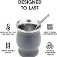 thumbnail image 3 of Hot Sale 8oz Mate Black Tea Mug Insulated Hot Cup, 3 of 4